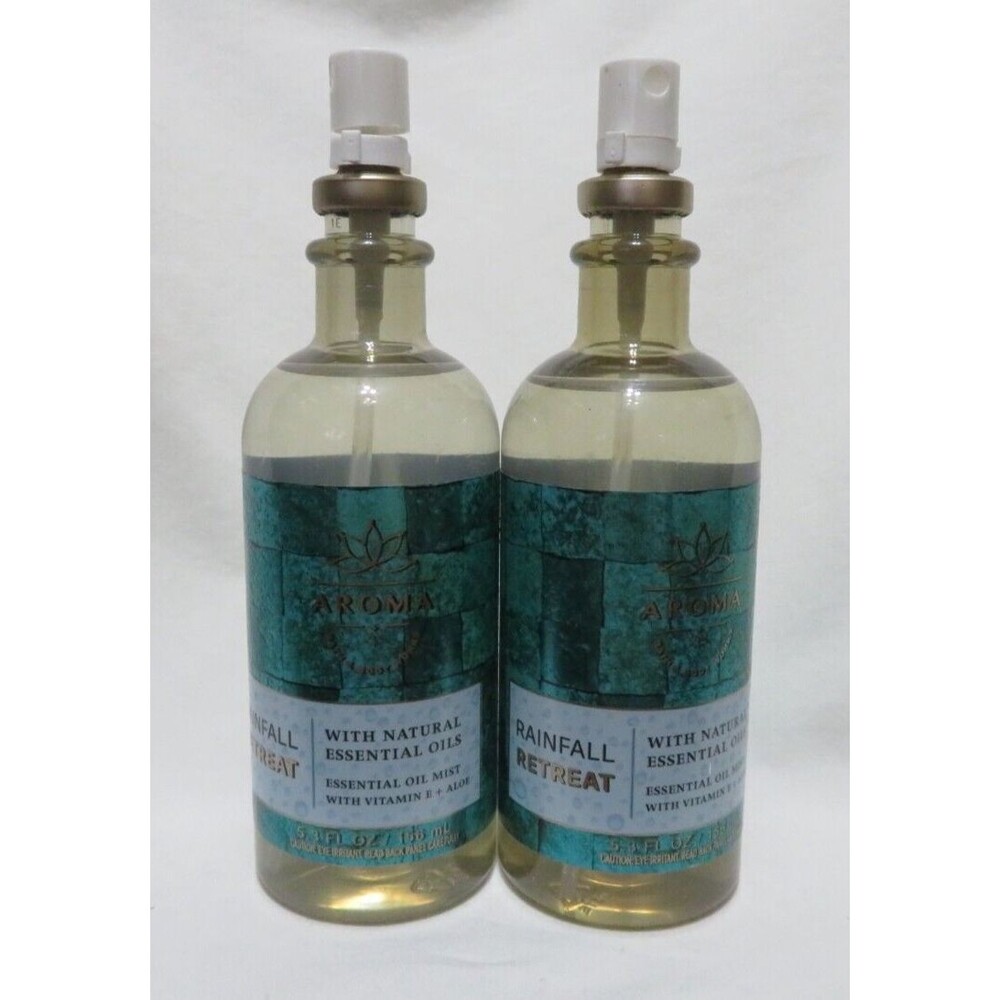 RAINFALL RETREAT Bath & Body Works Essential Oil Mist 5.3 fl oz x 2
